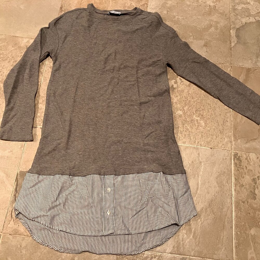 Zara Trafaluc robe size SMALL Grey Dress